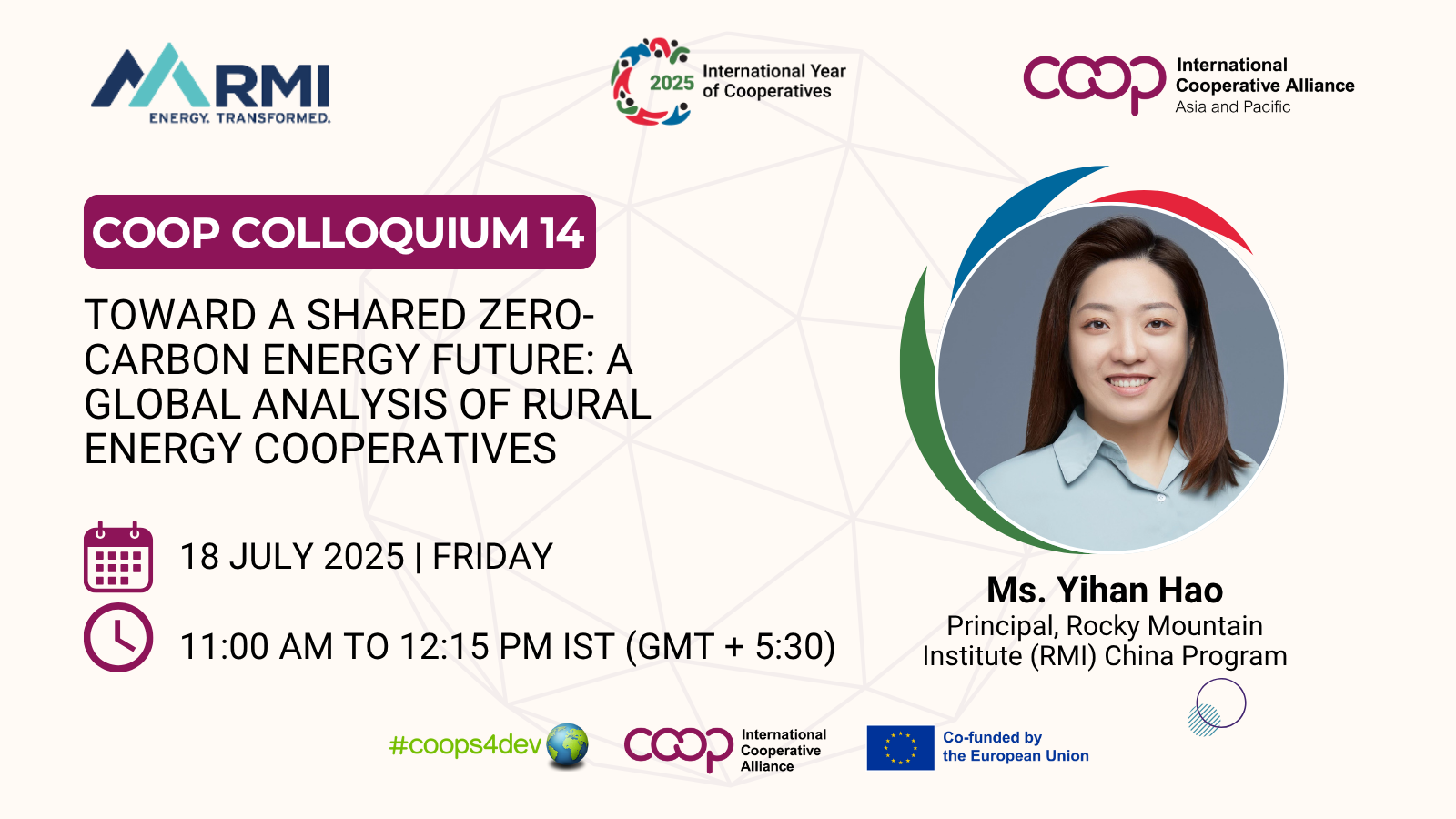 Coop Colloquium 14: Toward a Shared Zero-Carbon Energy Future: A Global Analysis of Rural Energy Cooperatives