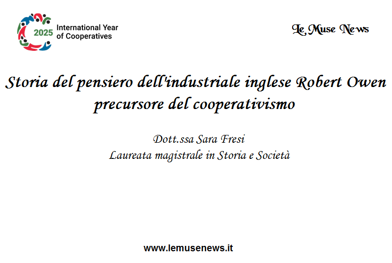 Storia del pensiero dell’industriale inglese Robert Owen precursore del cooperativismo